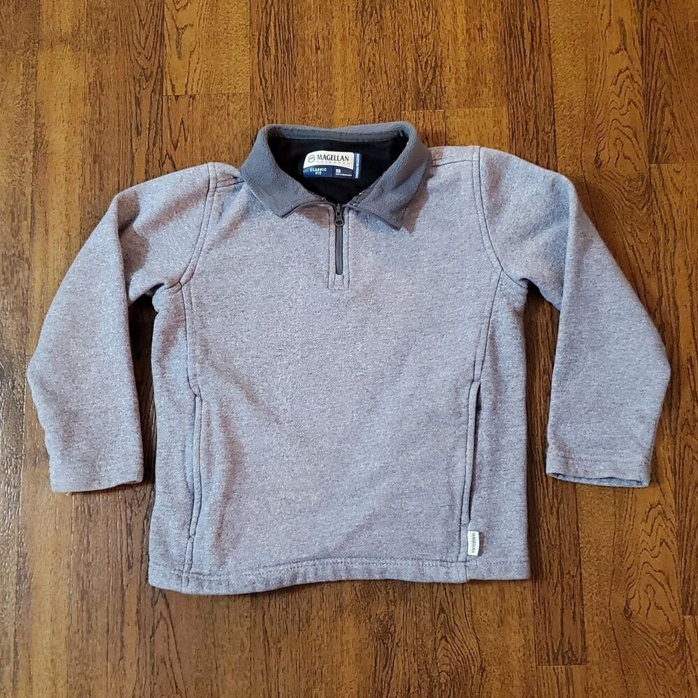 Magellan Outdoors Boys Sz XS ¼ Zip Pullover Sweatshirt